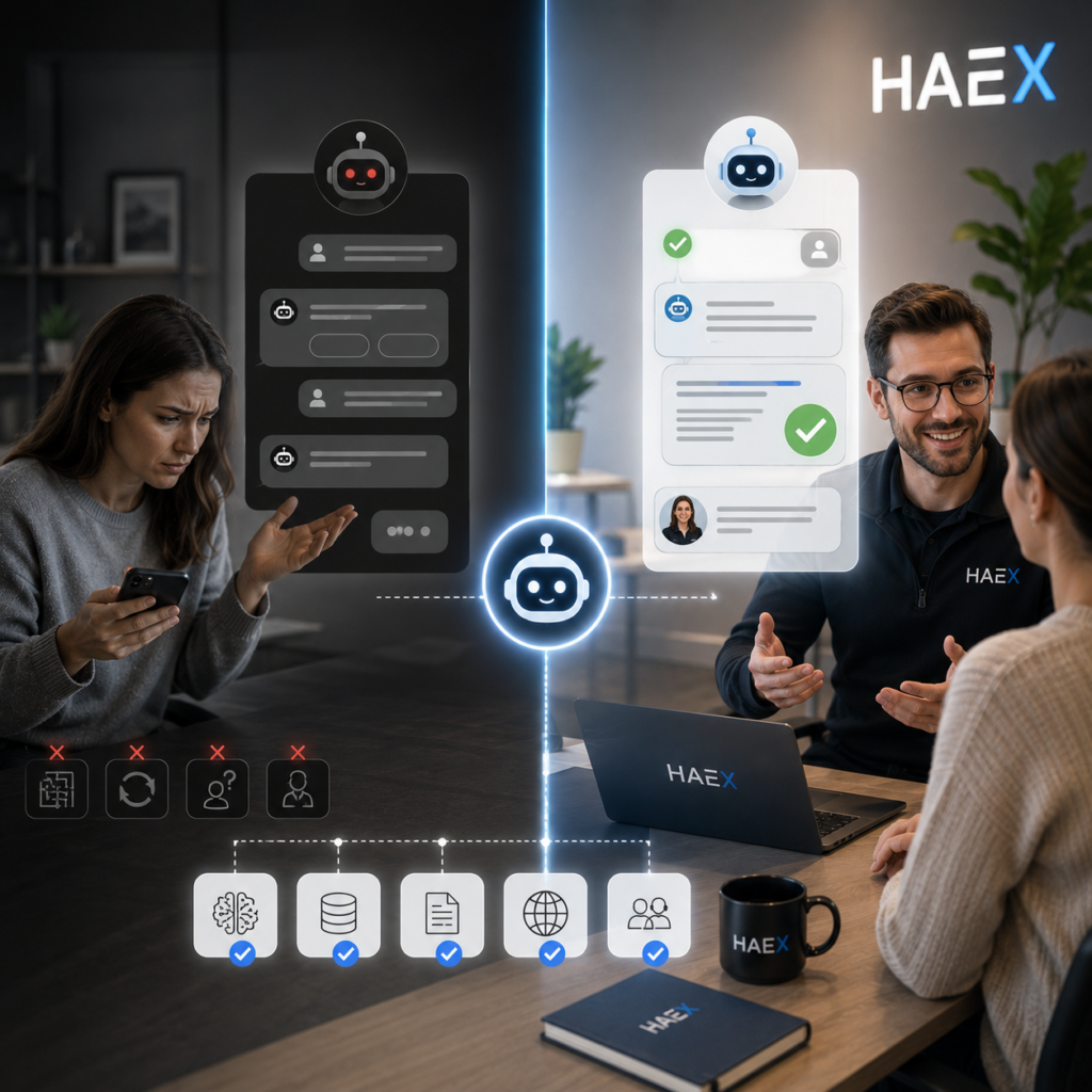 A chatbot answers. An AI agent does the work.